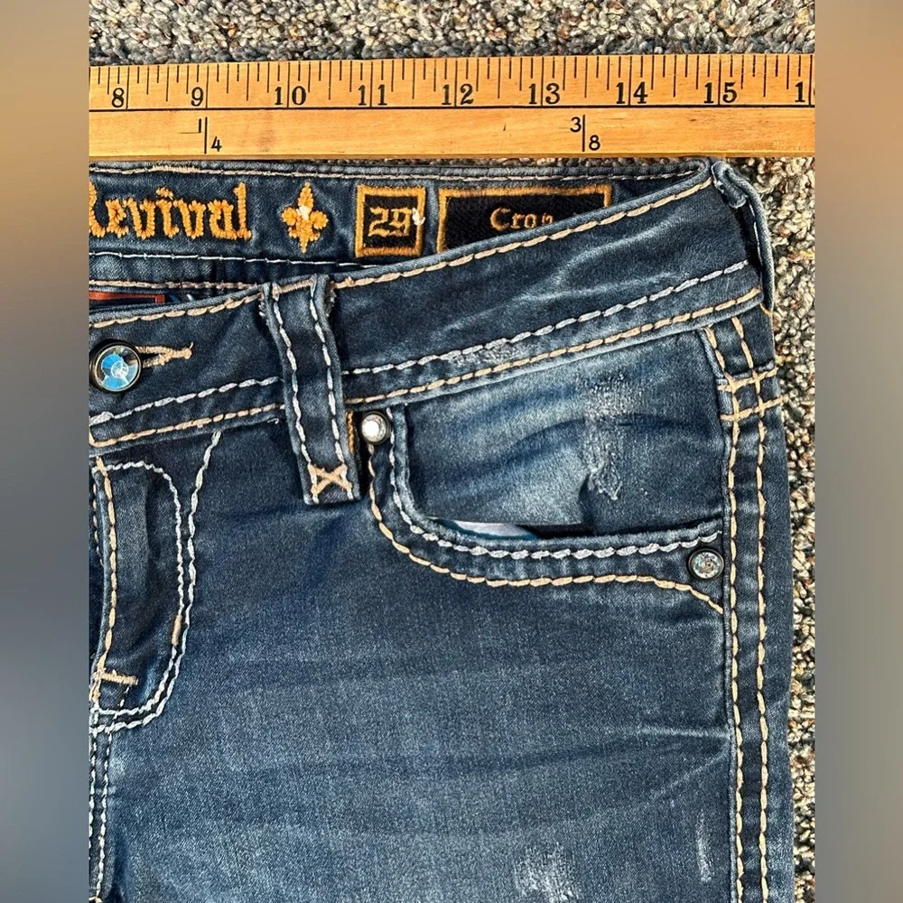 Rock Revival Blue Ankle & Cropped Jeans - Picture 3 of 8